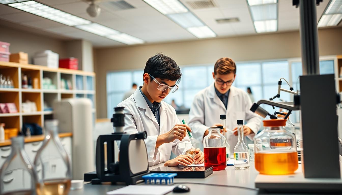 Modern university campus for students