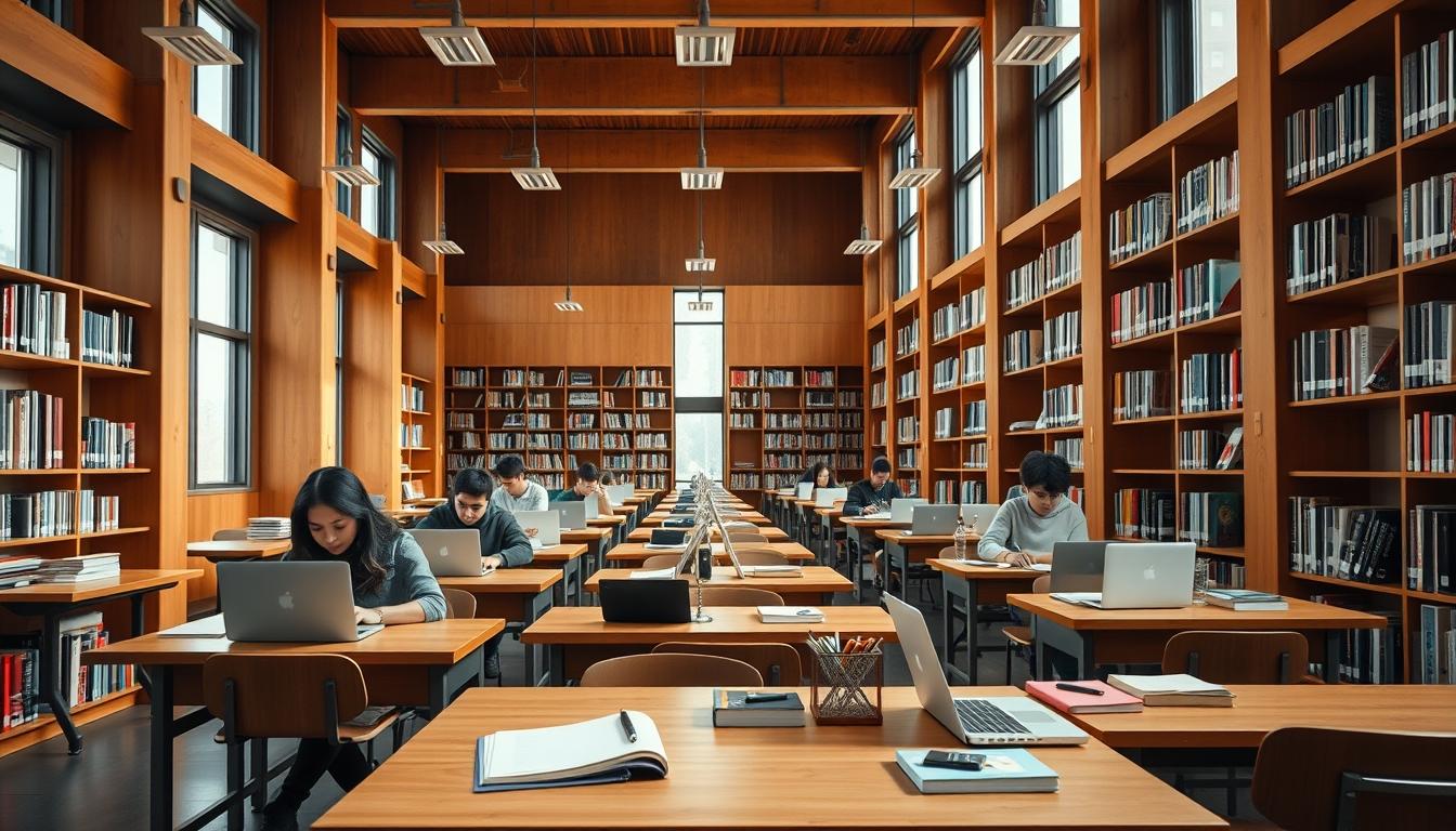 University campus and academic environment in Madrid